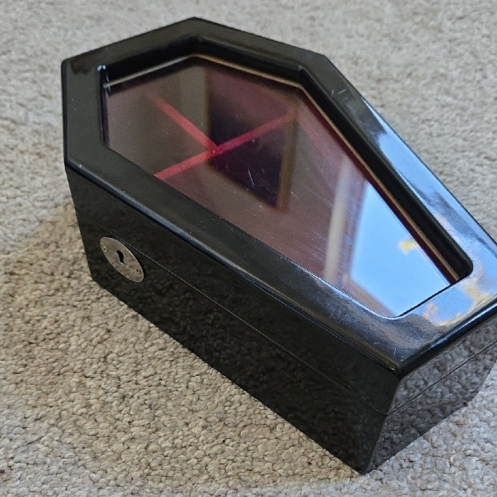 Killstar Black and Red Coffin Jewelry Organizer
